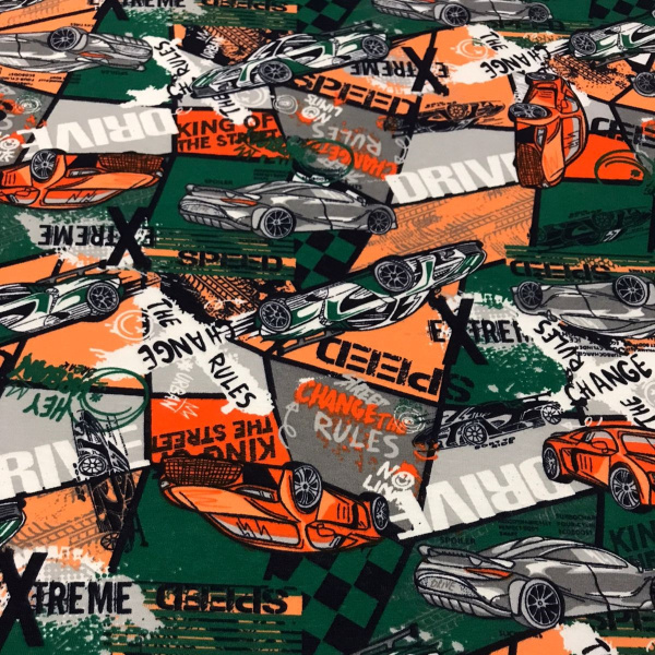 Кулирная гладь набивная рулон 1-33/611869НД