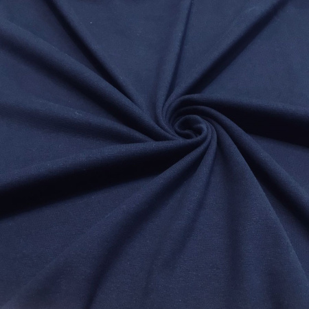 Рибана с лайкрой с начесом Темно-синий 1-89/3004702РЛ 