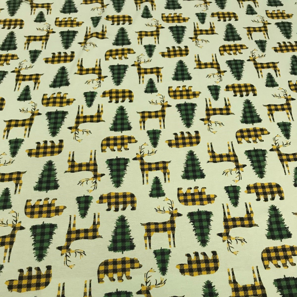 Кулирная гладь набивная рулон Реактив 1-76/611909НД