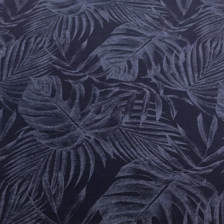 Кулирная гладь с велюровым эффектом Индиго 1-76/611881НЖ