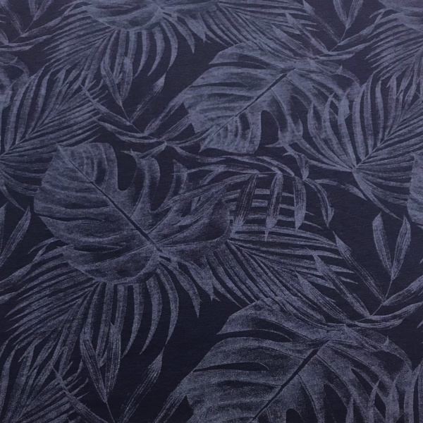 Кулирная гладь с велюровым эффектом Индиго 1-76/611881НЖ