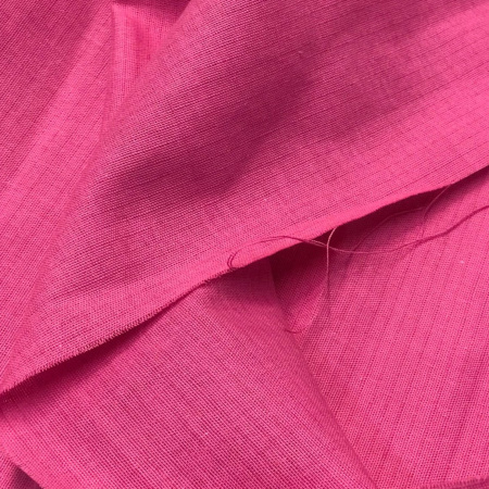 Ткань полульняная (полулен) Фуксия 93187