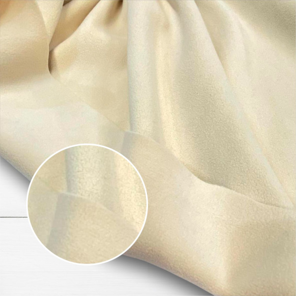 Дабл флис (double fleece) эластик Светло-бежевый 1-15/16267К  Дабл флис (double fleece) эластик Светло-бежевый 1-15/16267К