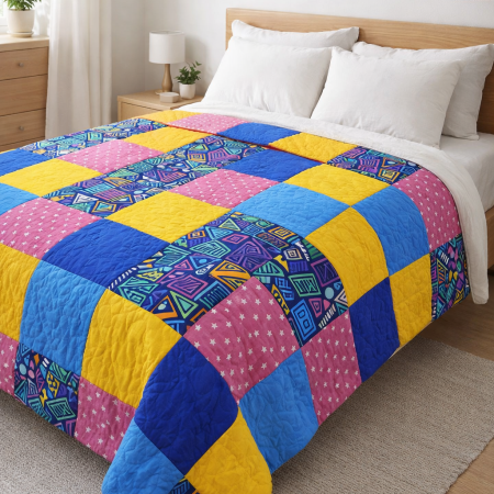 Набор для рукоделия и пэчворка из бязи, 4 отреза 159362Н-4