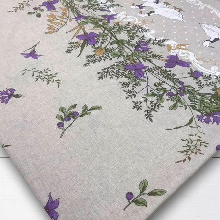 Ткань полульняная (полулен) "Датский гусь" 93301