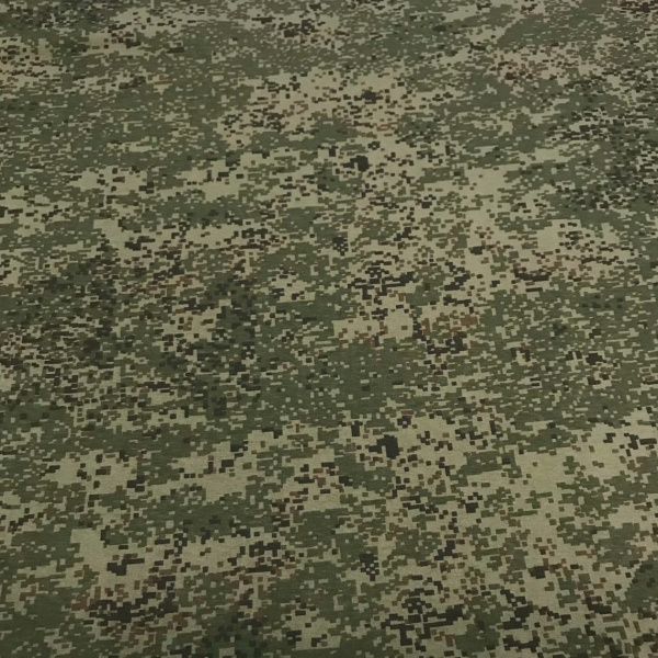 Кулирная гладь набивная рулон, "Пиксель" 1-33/611669НЖ