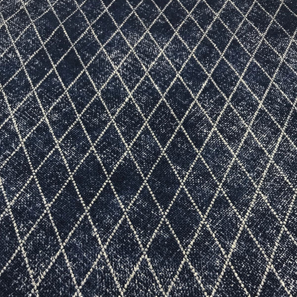 Ткань плательная хлопок «джинса» глиттер Серебро 3156П 