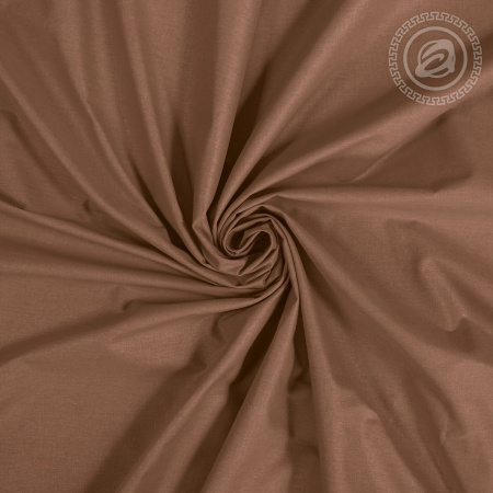 Поплин гладкокрашеный Кофейный 044461П-220 