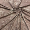 Кулирная гладь с лайкрой с велюровым эффектом "варенка", Пенье Коричневый 1-83/611913ЛР 