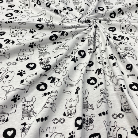 Кулирная гладь набивная рулон 1-33/611970НД