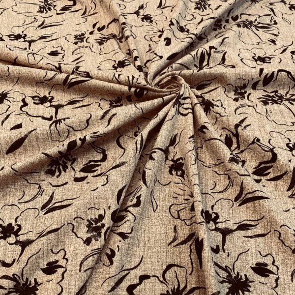 Кулирная гладь набивная рулон Карде 1-76/611983НЖ