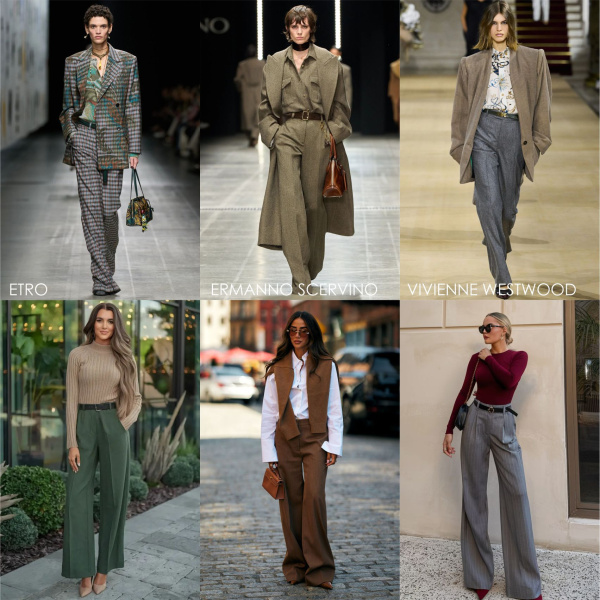 Модные брюки сезона осень-зима 2025/2026 по версии Vogue