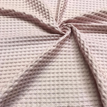 Вафельное полотно "БОХО" купон полотенце Пыльно-розовый 10092ВП