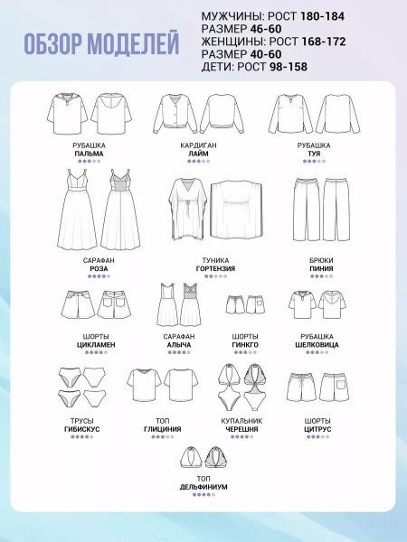 Журнал "Я шью" №35. Семейная летняя коллекция