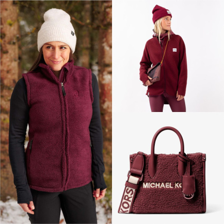 Искусственный мех  ШЕРПА Темно-бордовый 99-261/9982 