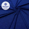Трикотаж масло с глиттером (с блестящим напылением) Синий 150840ТТ 