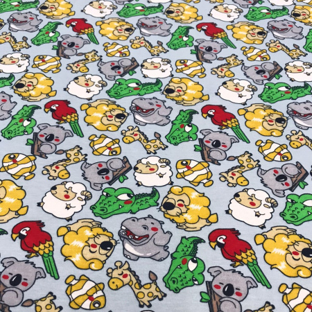 Кулирная гладь набивная рулон Реактив 1-76/611950НД