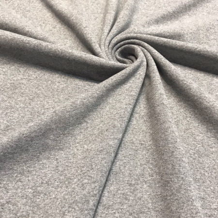 Рибана с лайкрой 200 гр./м., Серый меланж 1-27/3004828РЛ 