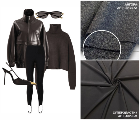 Черные леггинсы снова в моде