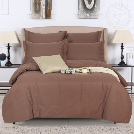 Поплин гладкокрашеный Кофейный 044461П-220 