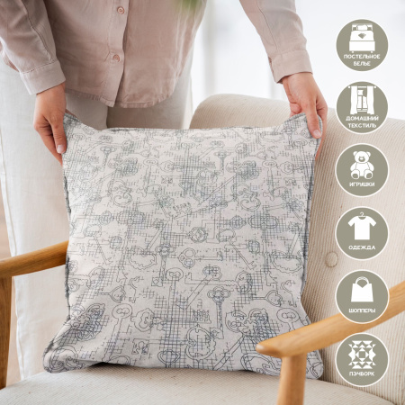 Ткань полульняная (полулен) 93292