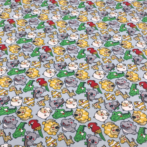 Кулирная гладь набивная рулон Реактив 1-76/611950НД