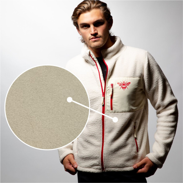 Дабл флис (double fleece) эластик Светло-бежевый 1-15/16267К  Дабл флис (double fleece) эластик Светло-бежевый 1-15/16267К