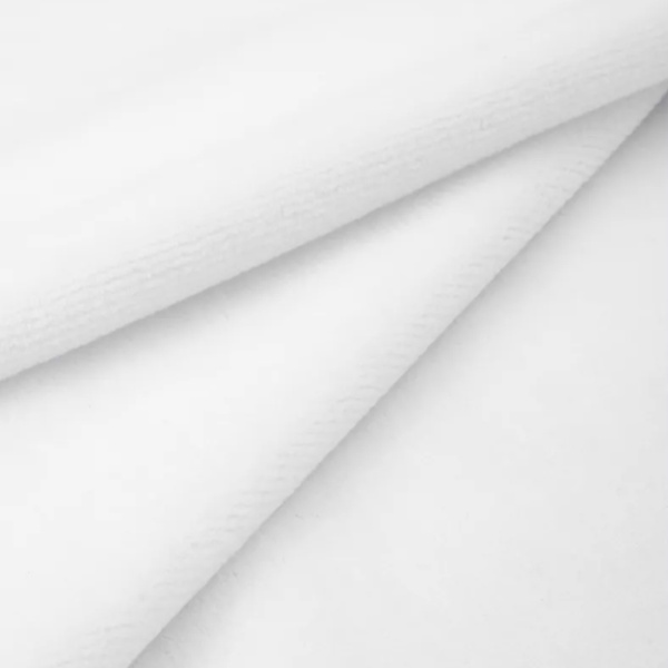 Велюр гладкокрашеный Белый 1-411/15089О 