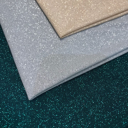 Трикотаж масло с глиттером (с блестящим напылением) Бежевый 150829ТТ 