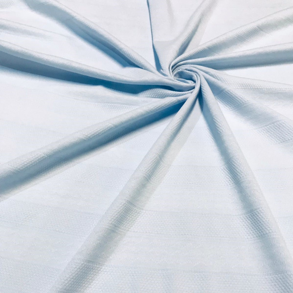 Кулирная гладь рулон жаккард Светло-голубой 1-114/611666ГК 