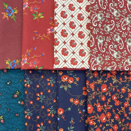Набор для рукоделия и пэчворка из перкали «Ткани со смыслом: Наследие мануфактур», 8 отрезов 159366Н-8