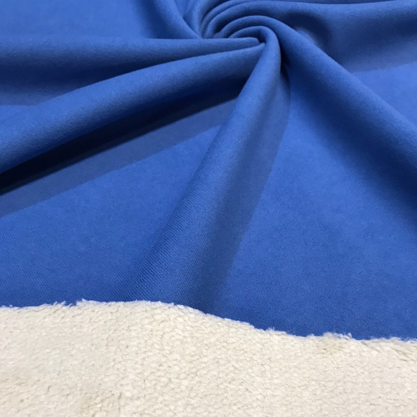 Мех на трикотажной основе Светлый индиго 99-751/9968МИ 