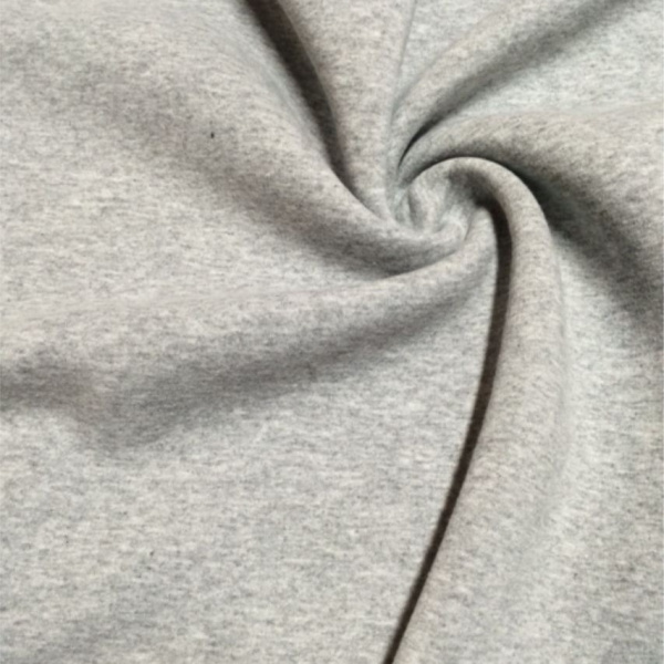Футер 3-х нитка с начесом Пенье Компакт Светло-серый меланж 1-17/4484Н