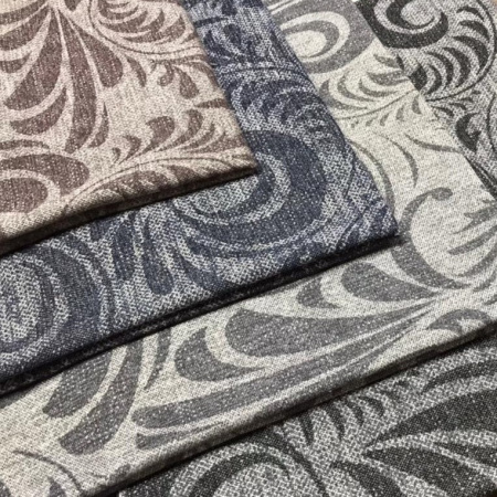 Интерлок жаккард рулон Пенье Антрацит 1-48/10287И