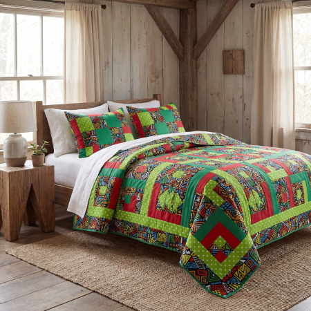 Набор для рукоделия и пэчворка из бязи, 4 отреза 159361Н-4 