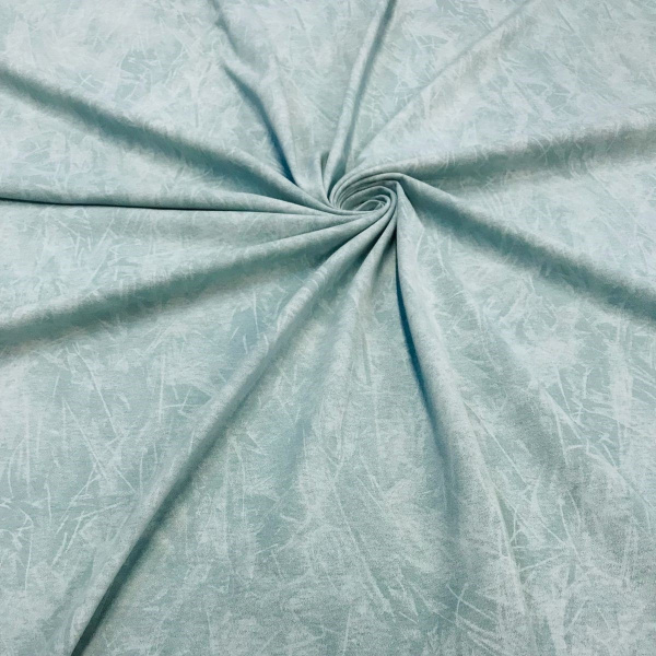 Кулирная гладь набивная рулон винтаж Пенье Морозная мята 1-76/611921НЖ