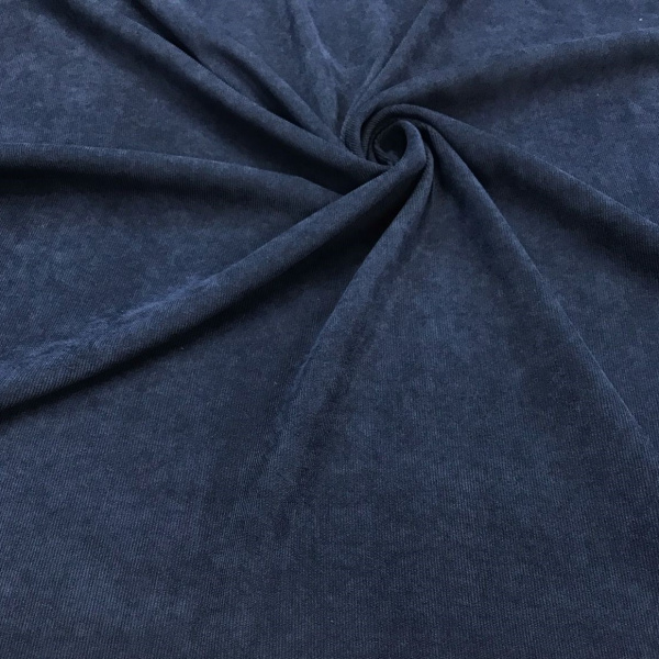 Микровельвет Темно-синий 09042В 