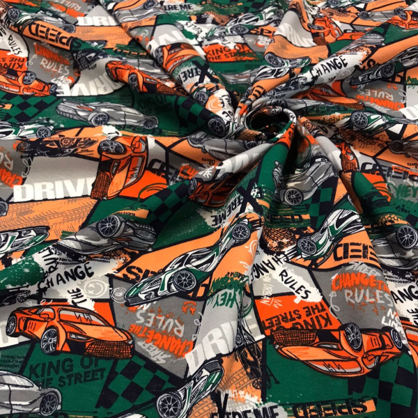 Кулирная гладь набивная рулон 1-33/611869НД