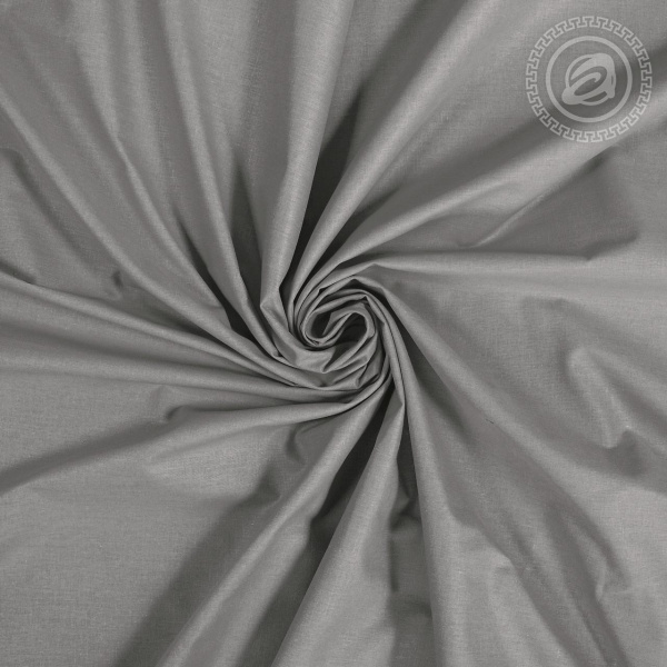 Поплин гладкокрашеный Серый 044464П-220 