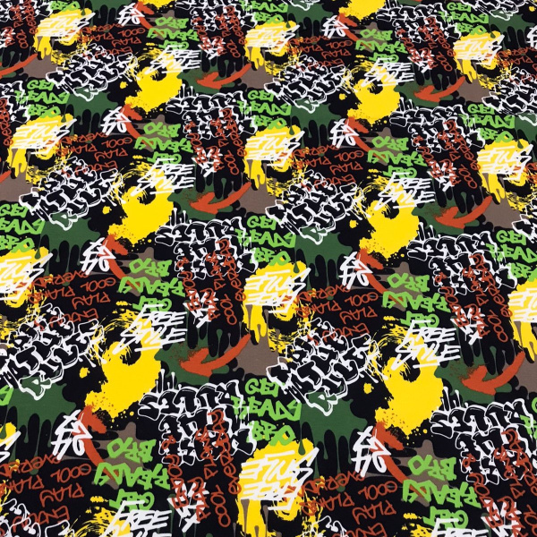 Кулирная гладь набивная рулон 1-33/611870НД