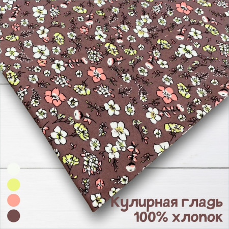 Кулирная гладь набивная рулон Пенье 1-76/612015НЖ