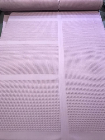 Вафельное полотно "БОХО" купон полотенце Пыльно-лиловый 10094ВП