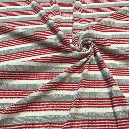 Трикотажное полотно вязаное Серый 150814ТТ 