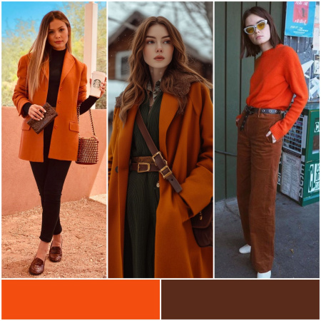 Сочетание цветов в одежде осенью: стильные идеи для вашего гардероба!