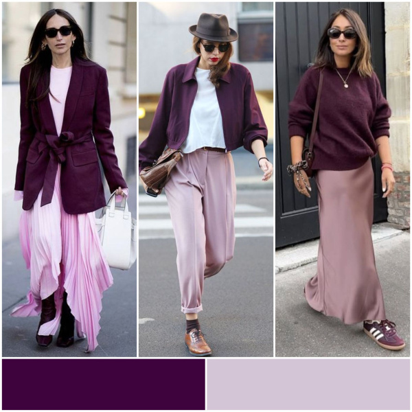 Трендовый цвет баклажан: с чем сочетать?