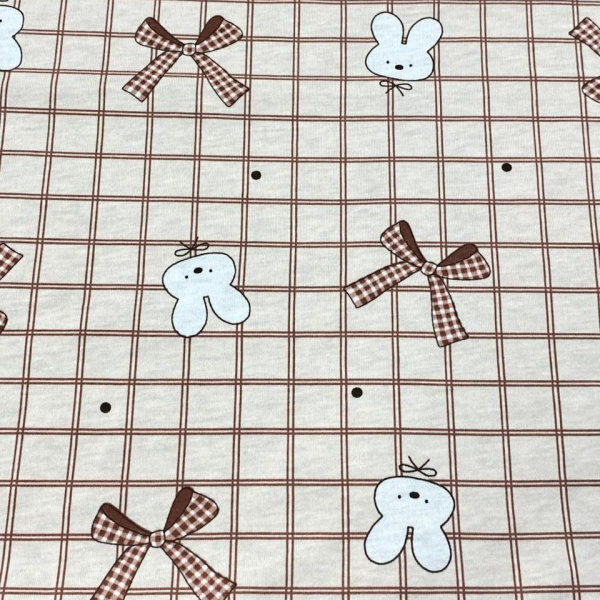 Кулирная гладь набивная рулон Пенье 1-76/611973НД