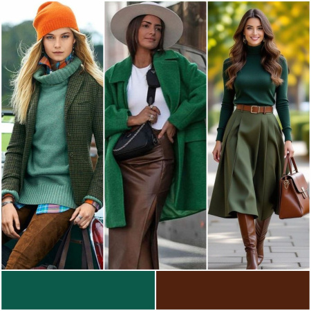 Сочетание цветов в одежде осенью: стильные идеи для вашего гардероба!