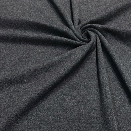 Рибана с лайкрой меланжированная Темно-синий 1-273/3004690РЛ 