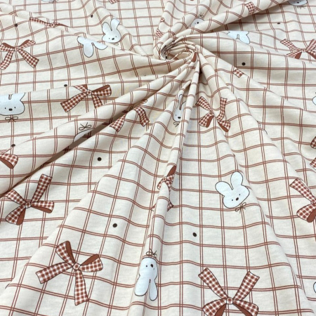 Кулирная гладь набивная рулон Пенье 1-76/611973НД