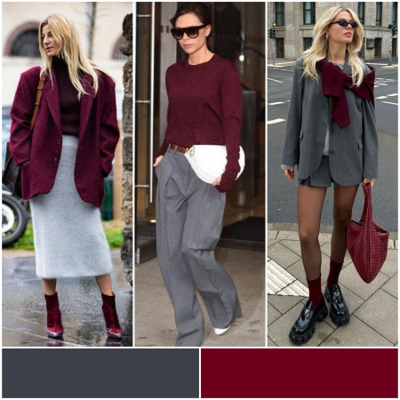 Осенние сочетания цветов одежде! 